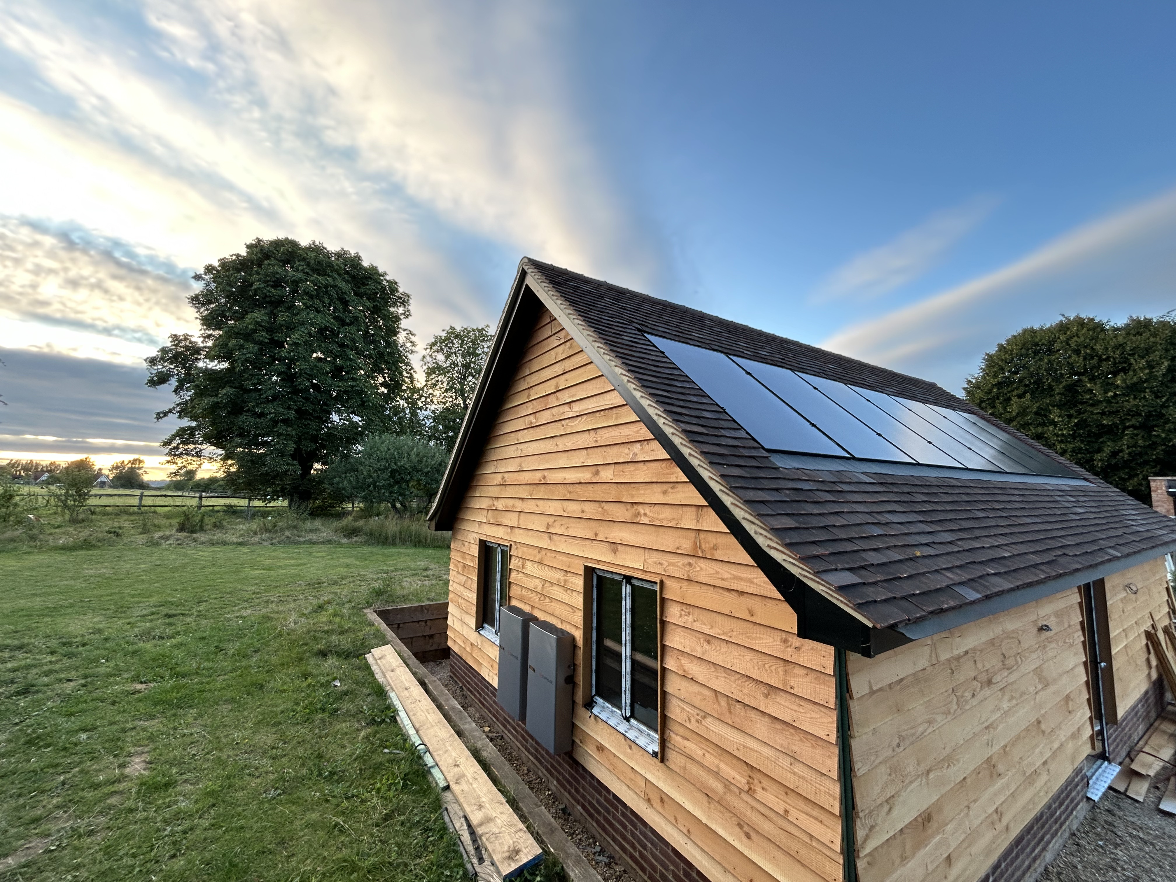 domestic install in-roof, south face